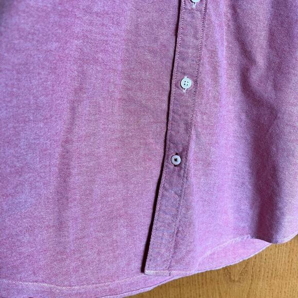 AMERICAN EAGLE, seriously soft, long sleeve, red, button down men’s size M shirt - Picture 8 of 11